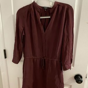 ARITZIA BABATON SILK DRESS SIZE MEDIUM